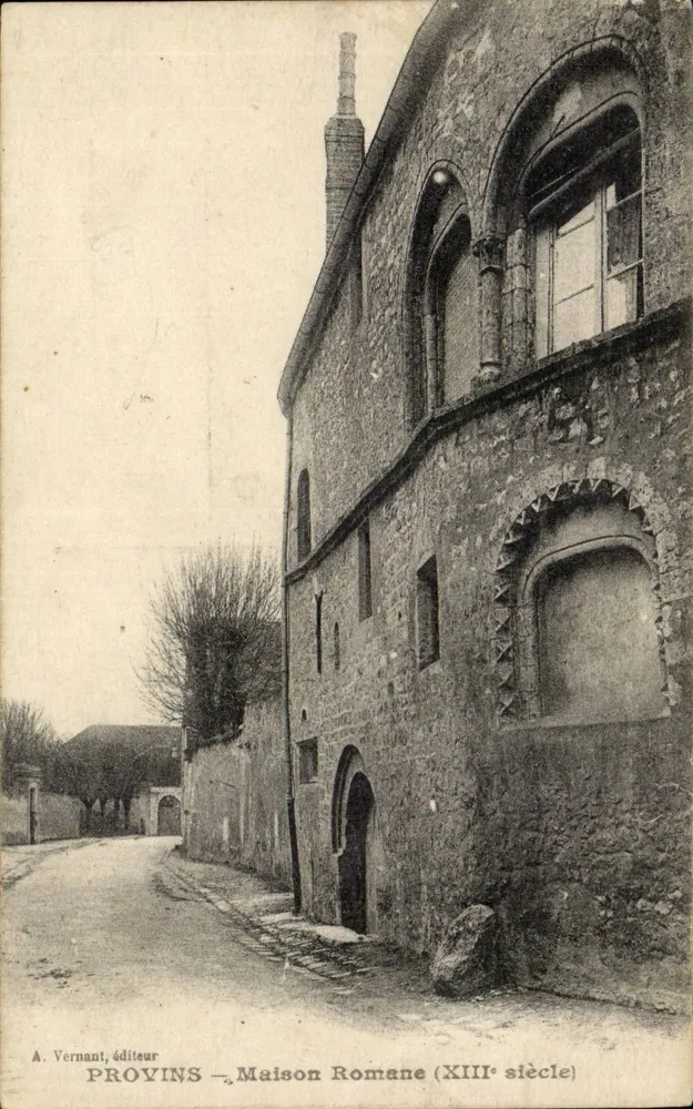 Provins — Casa Romana (século XIII) — A. Vernant, editor - Frente