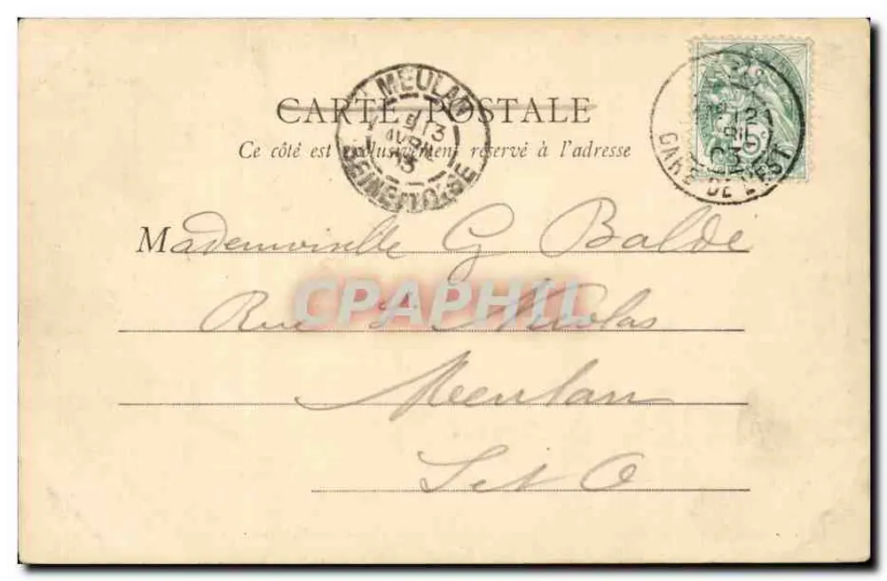 Igreja de Saint-Ayoul — Provins — B.F. Paris - Verso