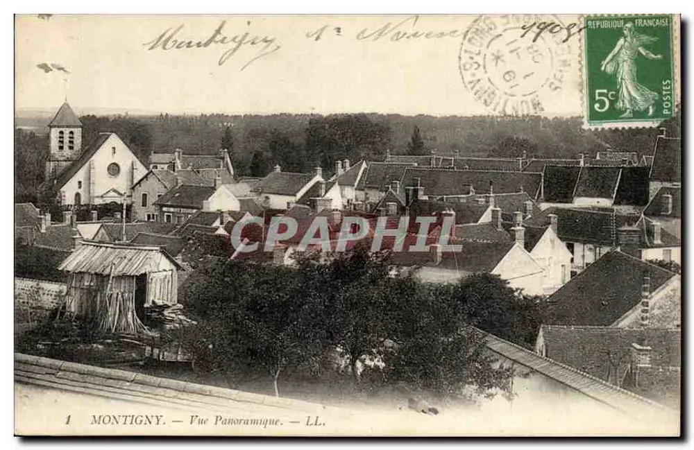 Montigny — Panoramische Uitzicht — LL. - Voorkant