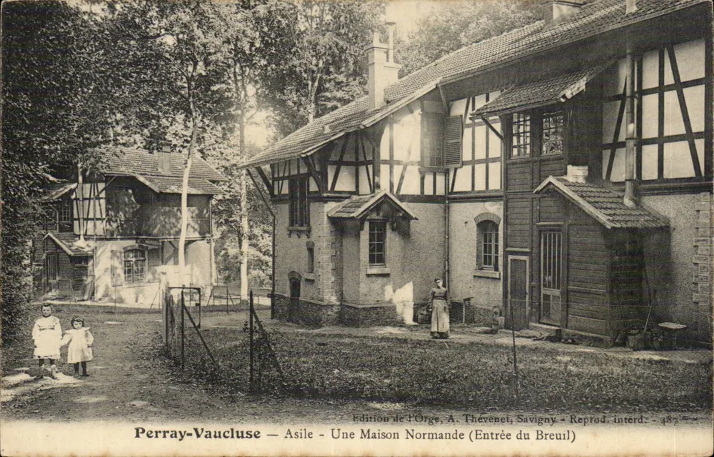Perray-Vaucluse — Asyl — Ein normannisches Haus (Entrée du Breuil) — Édition de l'Orge, A. Thévenet, Savigny - Vorderseite