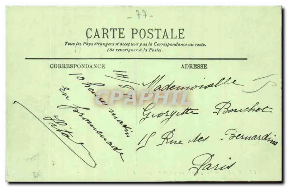 Melun — Vista geral do Bairro Pajol — LL. - Verso