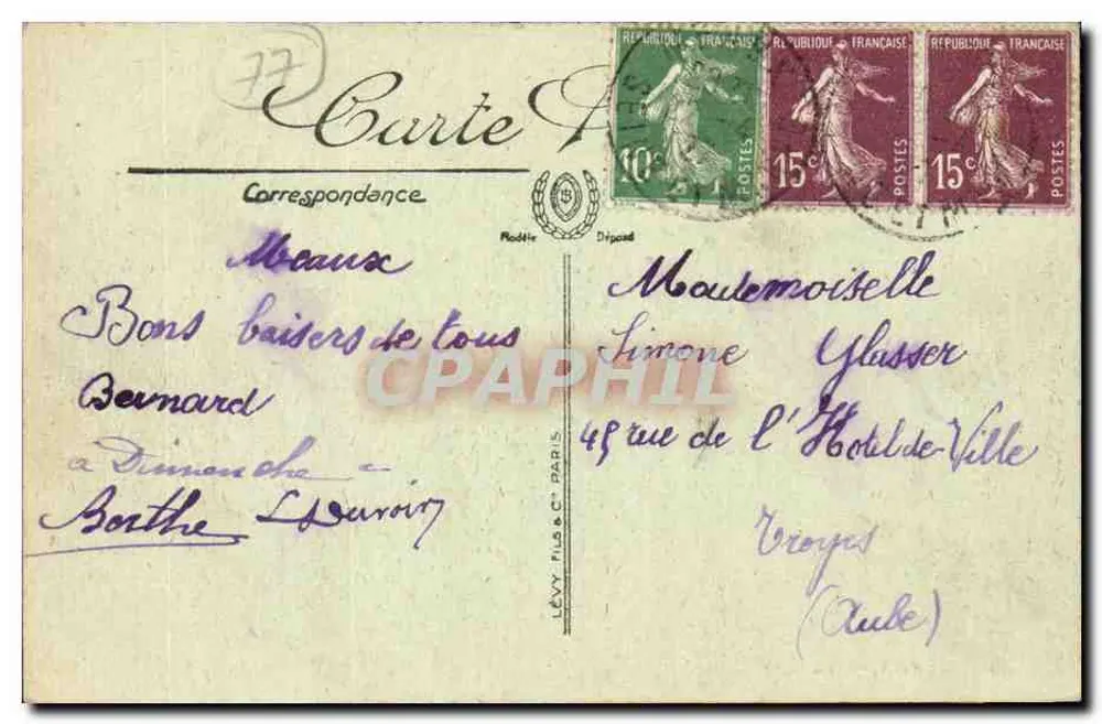 Meaux — A Estação — LL - Verso