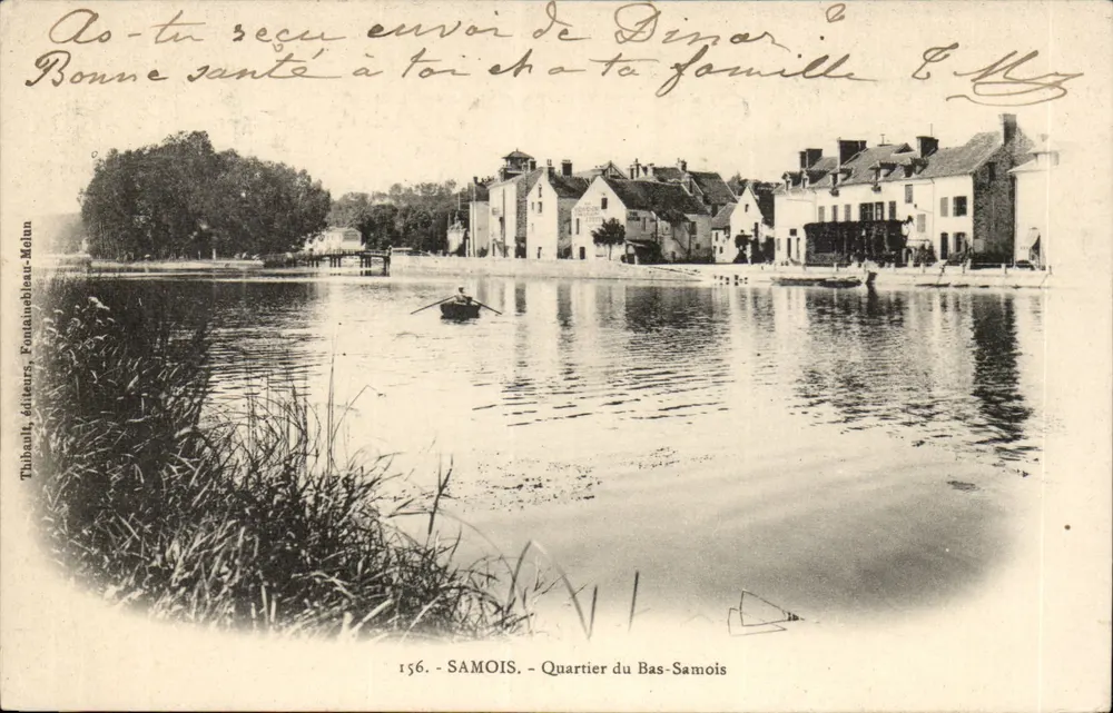 SAMOIS - Bairro do Bas-Samois — Tubault, editores, Fontainebleau-Meunin, n°156 - Frente