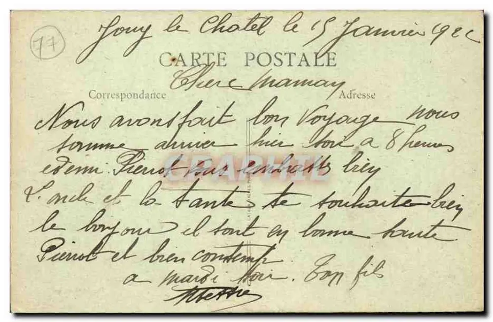 Jouy-le-Châtel (S.-et-M.) — Igreja — Picard, editor - Verso