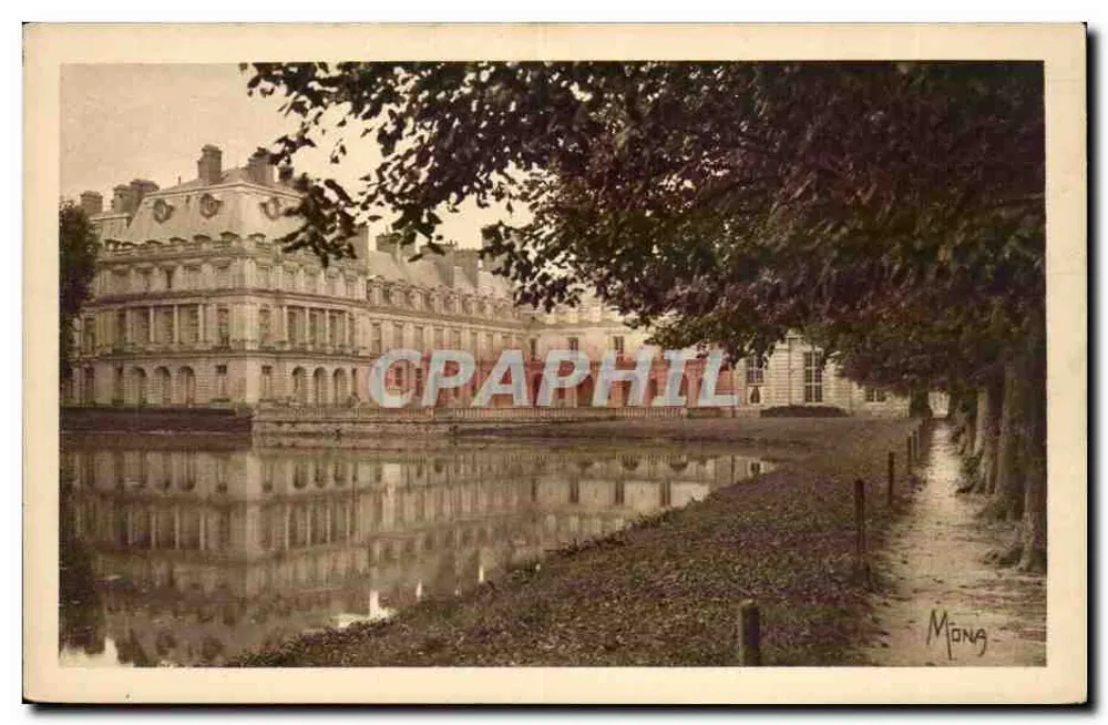 Schloss Fontainebleau — Das Schloss und der Teich — Verlag Mona, Nr. 502 - Vorderseite
