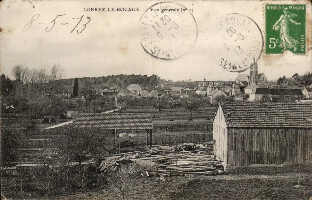 Lorrez-le-Bocage — Vista geral (n° 1) — editor não identificado - Frente