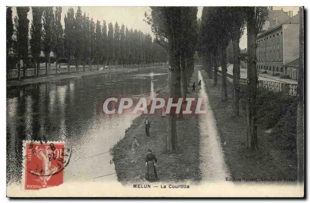 MELUN — La Courtille — Edição Viratet, Artigos de Fiche - Frente