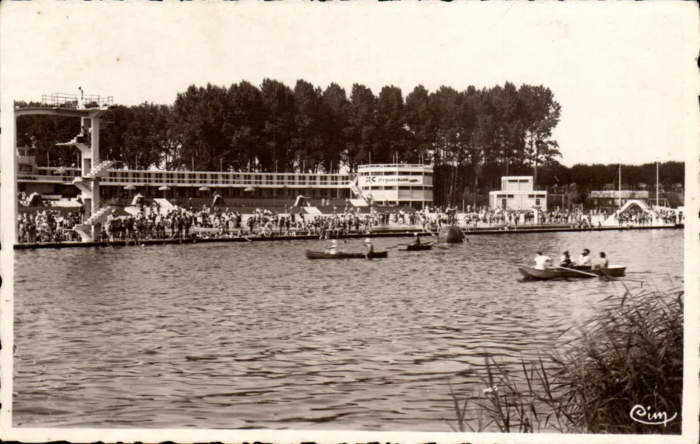 Trilport (S.-et-M.) — A Praia — Vista Geral — Cim - Frente