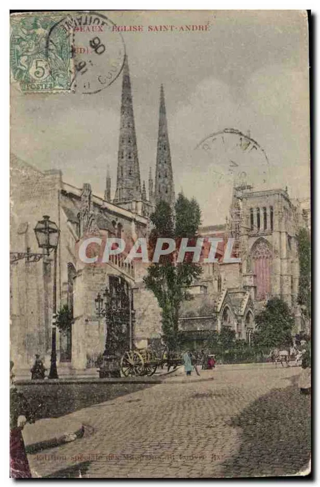 Igreja de São André — Beaune — editor anônimo, número de série não visível - Frente