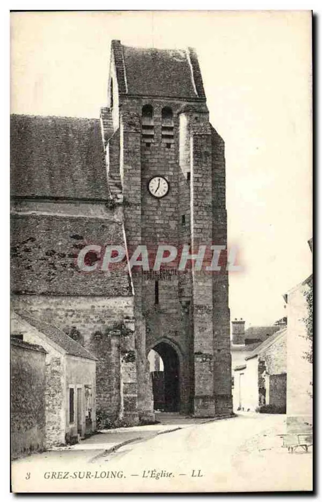 Grez-sur-Loing — A Igreja — LL - Frente