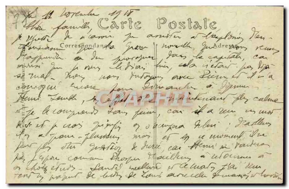 MELUN — Rua de Paris, por Lieusaint — ND Phot. n°214 - Verso
