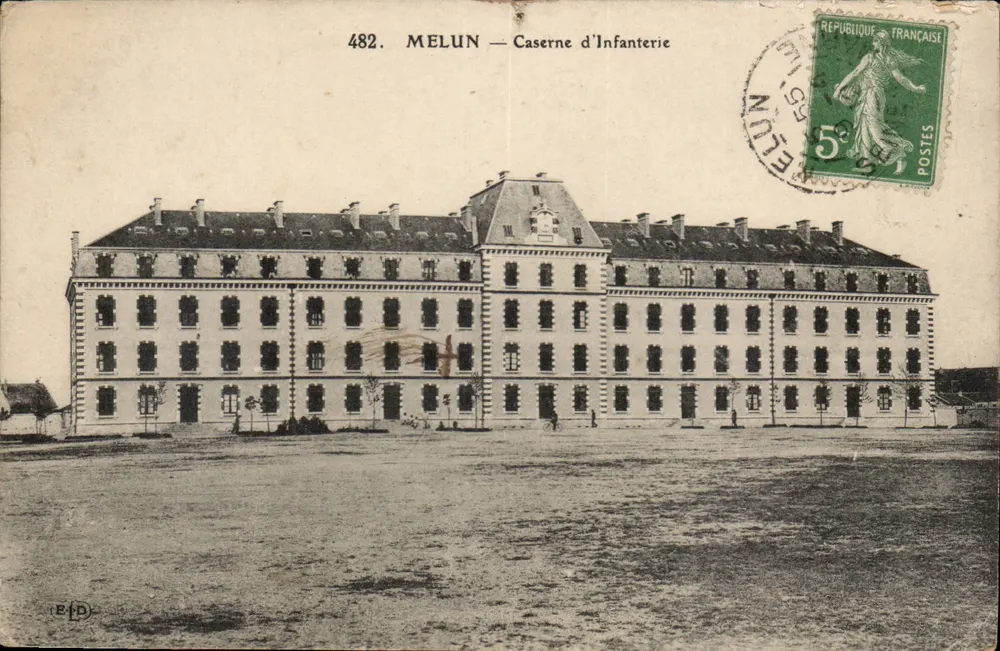 Melun — Casa de Infantaria — E.P.D. n°482 - Frente