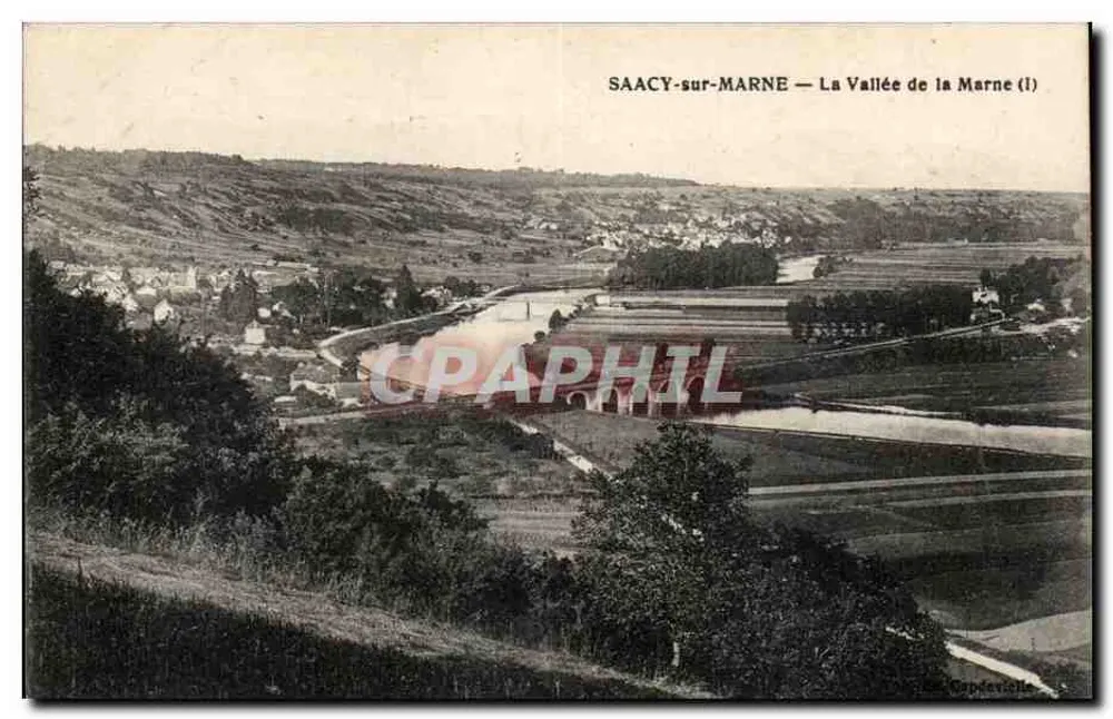 SAACY-sur-MARNE — La Valle della Marne (I) — Editore: C. Pédévielle - Recto