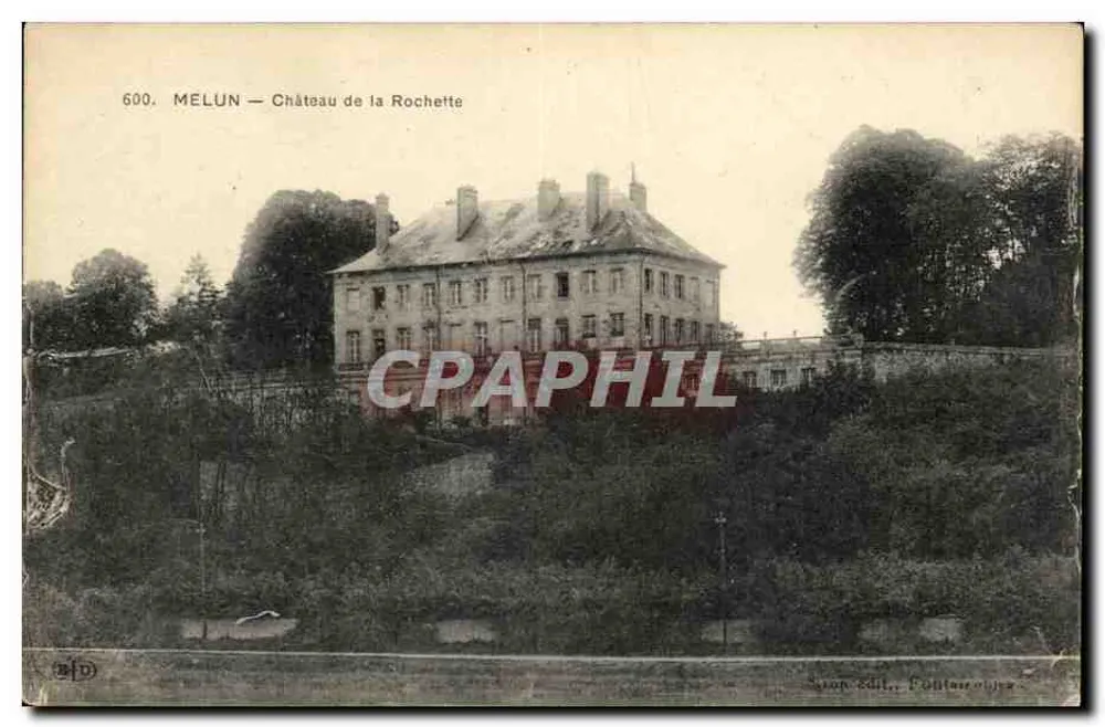 MELUN — Castelo da Rochette — Edições L'Officier - Frente