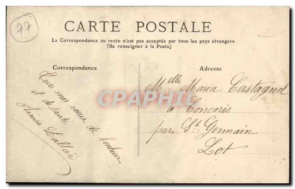St-Jean-les-Deux-Jumeaux — Der Taubenschlag — Verlag Rudet, Nr. 27 - Rückseite