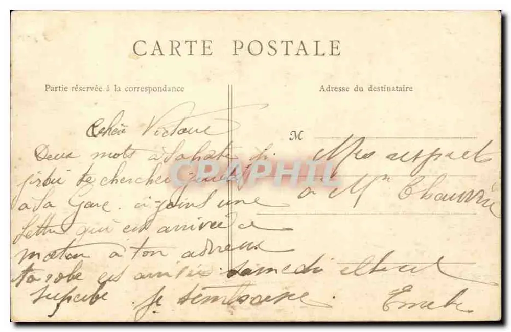 Melun — Ponte do Velho Castelo, visto de montante — G. Chapron, editor - Verso