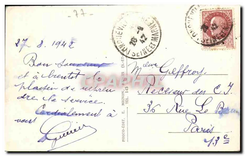 लॉंग्विल्ले (एस.-एंड-एम.) — वियाडक — फोटो-एडिट. ई. मिग्नॉन, टेल. 145 - पीछे