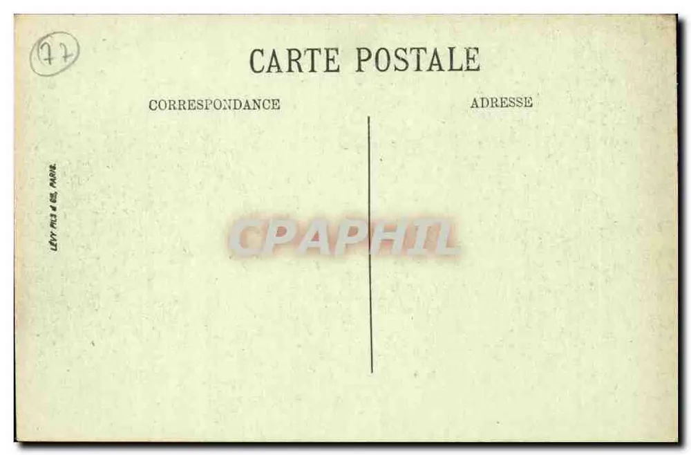 Fontainebleau — O Palácio — Avenida de Sully — N. G. - Verso