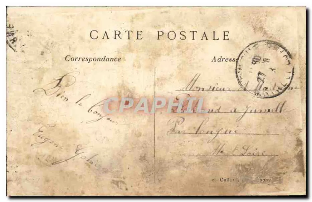 CROISSY-BEAUBOURG (S.-et-M) — Das Pavillon von Croissy — Verlag: Astier, Weine-Zigaretten - Rückseite