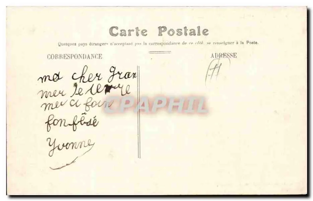 Melun — Igreja de Nossa Senhora — Coleção das Galerias Melunaises, n°15 - Verso