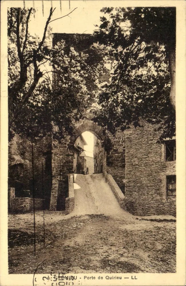 Porte de Quirieu — Sérémieu — LL - Awers