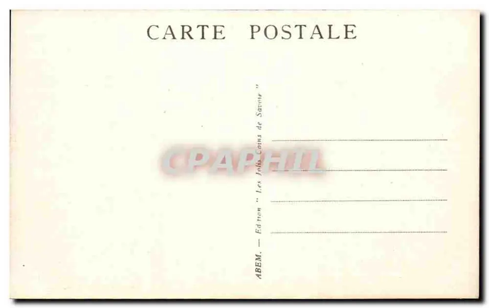 La Giettaz (Savoie) — Der Torrent - L'Aronidine — Edition 'Les Jolis Coins de Savoie' - Rückseite