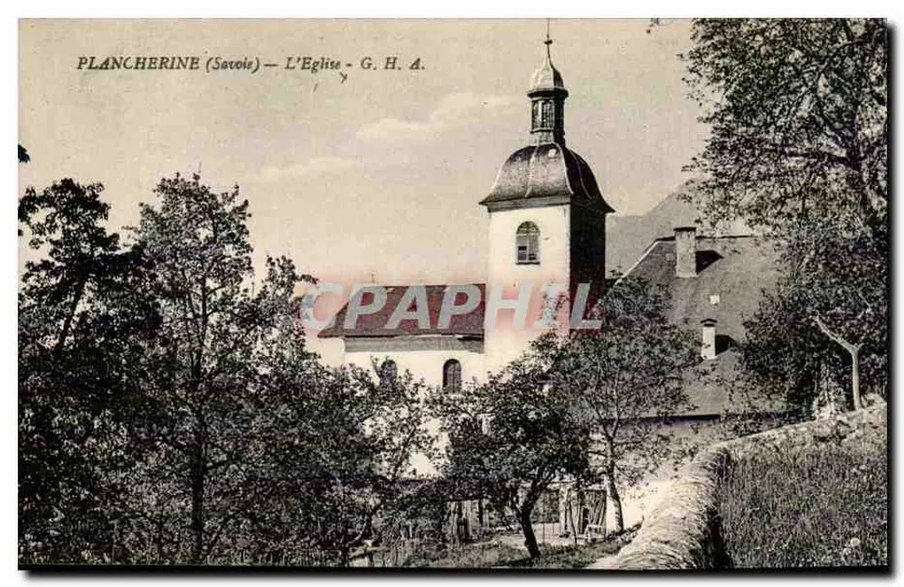 Plancherine (Savoie) — A Igreja — G. H. A. - Frente