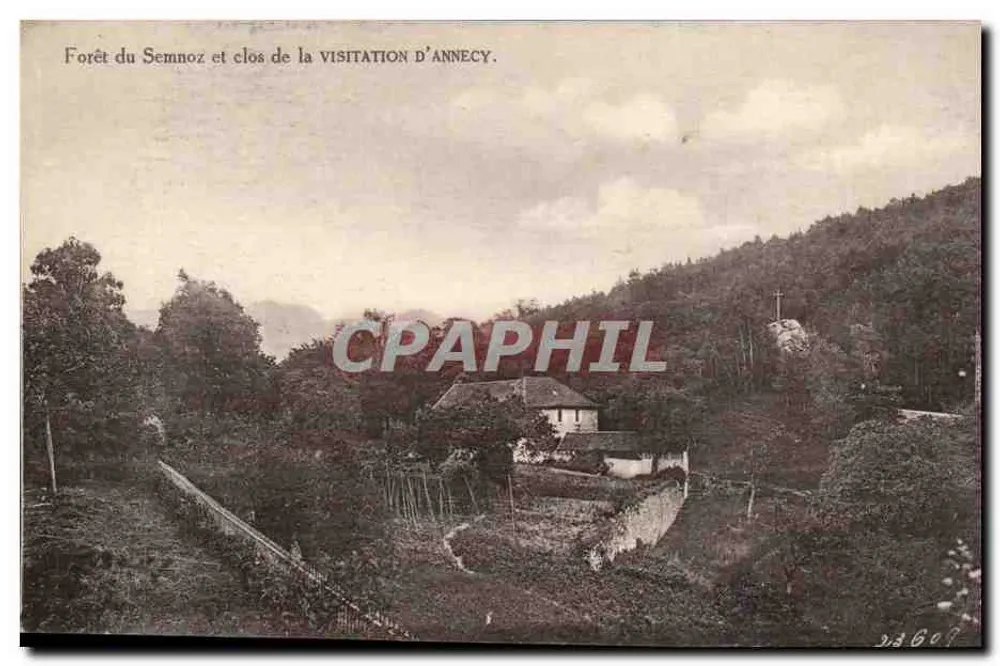 Wald von Semnoz und Visitationsgarten von Annecy — Anciens Stab. Heurbin et Cie, Paris - Vorderseite