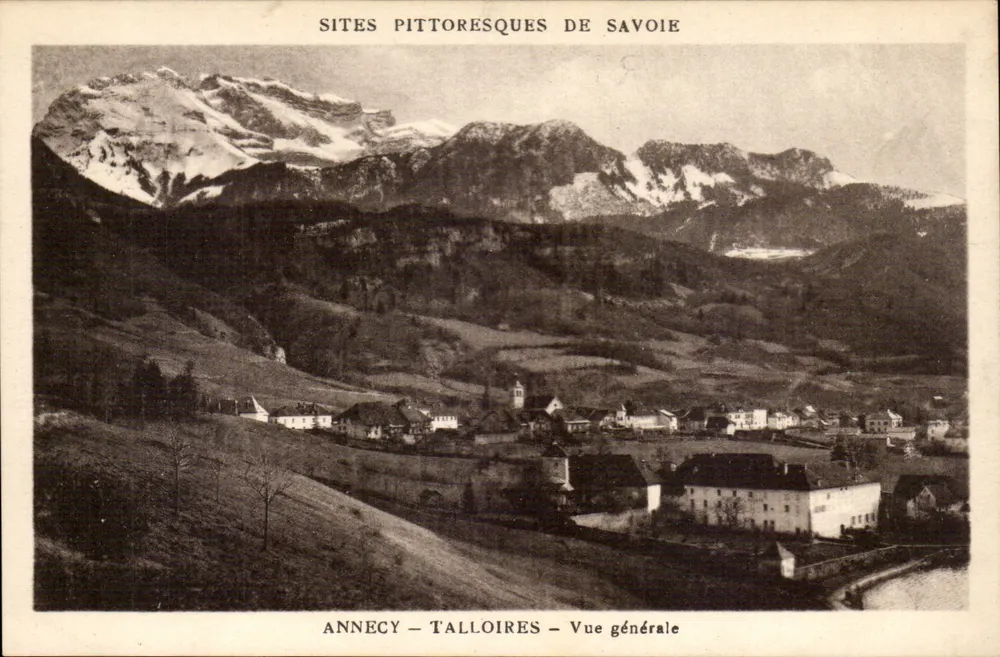 Annecy – Talloires – Vista geral — Sítios pitorescos da Saboia — Pariot, Annecy - Frente