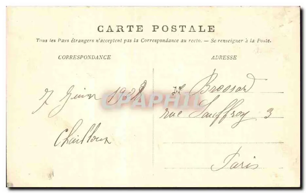Montigny-sur-Loing — O Barragem — Editor não identificado, n° 326 - Verso