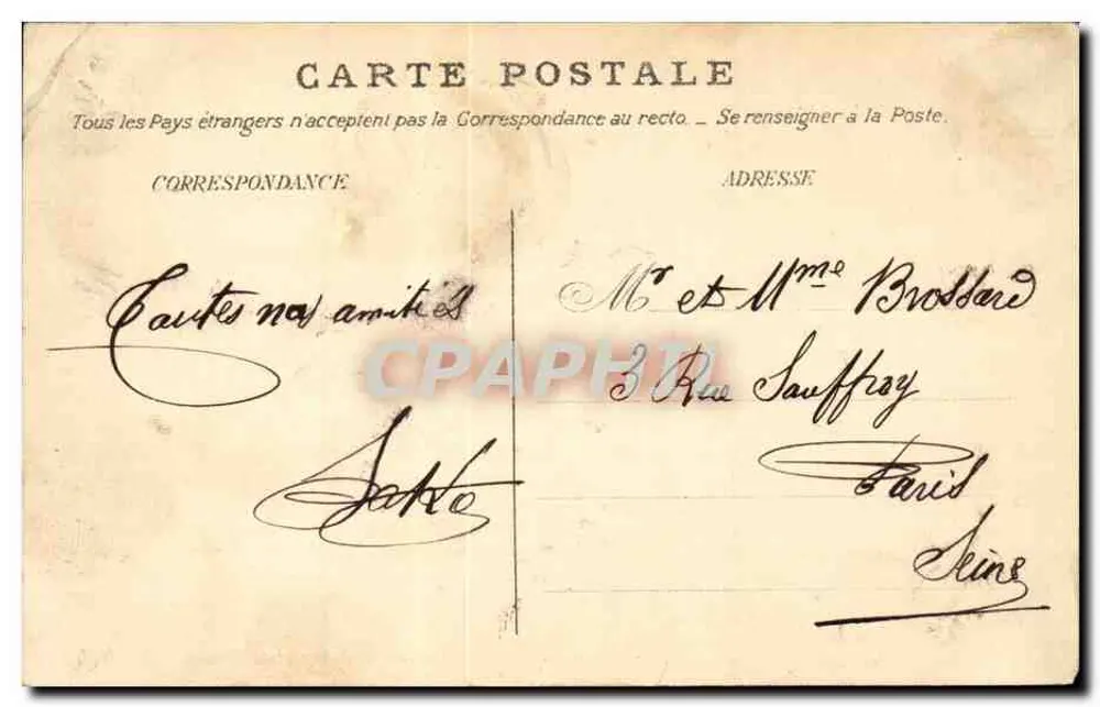 Montigny-sur-Loing — Ansicht des Loing und des Mühlen — 767 - Rückseite