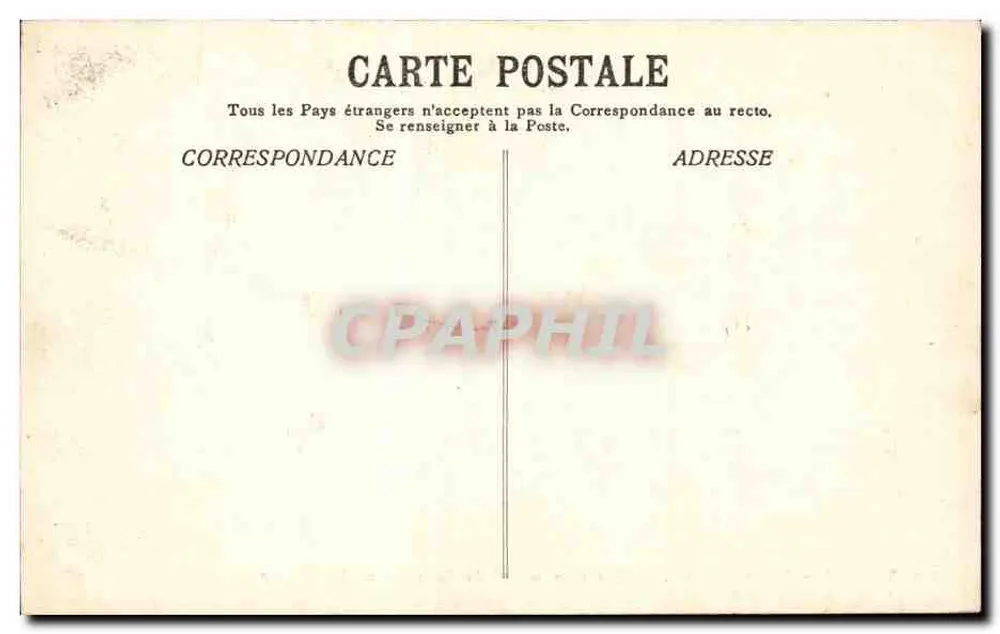 Bourg d'Oisans — die Rive und das Massiv von Belledonne — Papeterie des Alpes Eug. Robert Grenoble - Rückseite