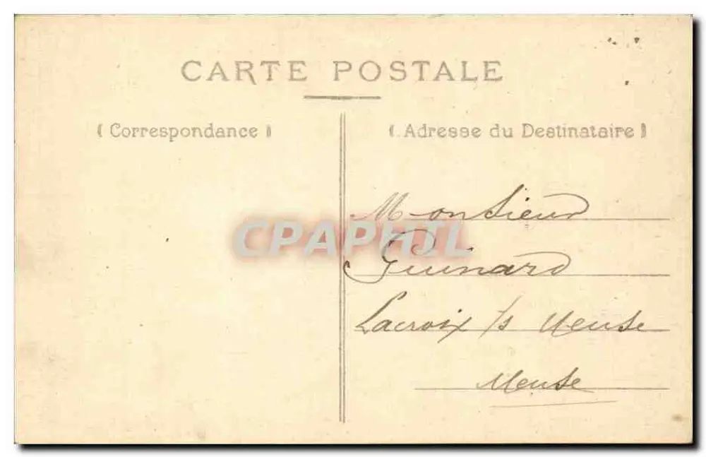 Paris — Fontaine Carpeaux — Verlag unbekannt - Rückseite
