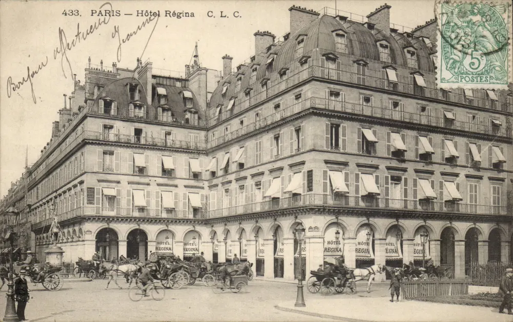 Paris — Hotel Regina — C. L. C. - Frente