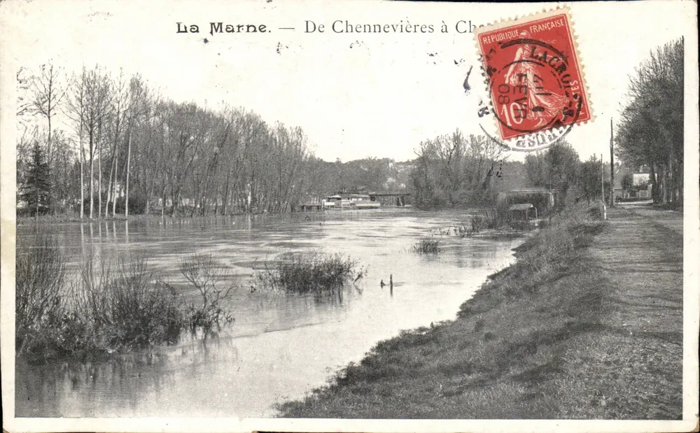 La Marne — De Chennevières a Châlons — Editor não visível - Frente