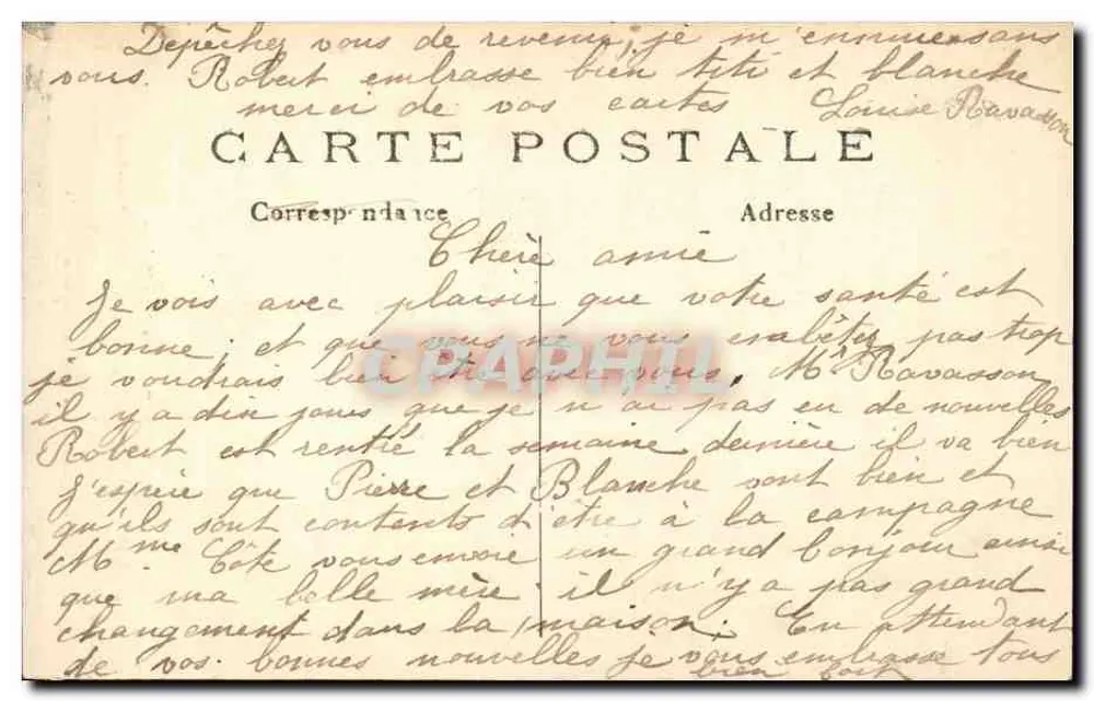 Paris — O Panteão — Editor M. J. — N° 601 - Verso