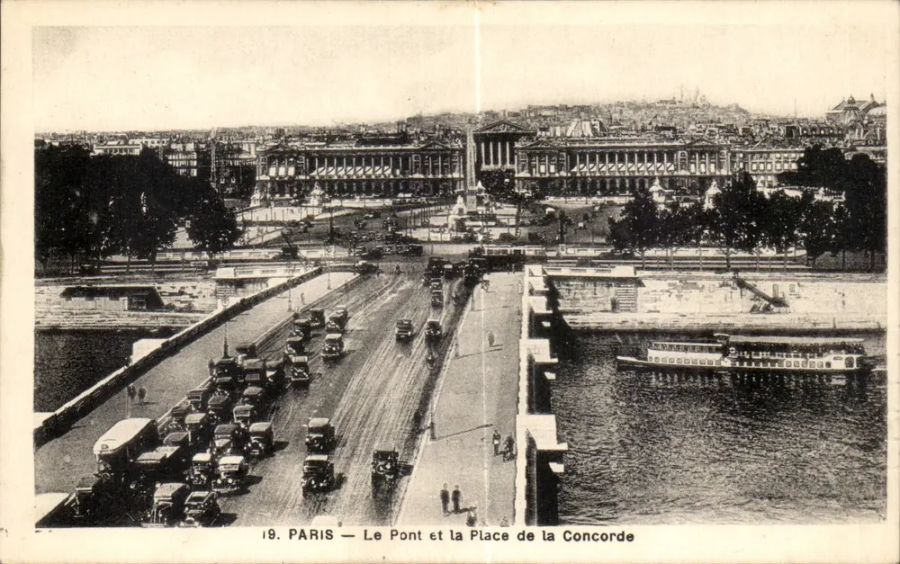 Paris — O Ponte e a Praça da Concorde — n°19 - Frente