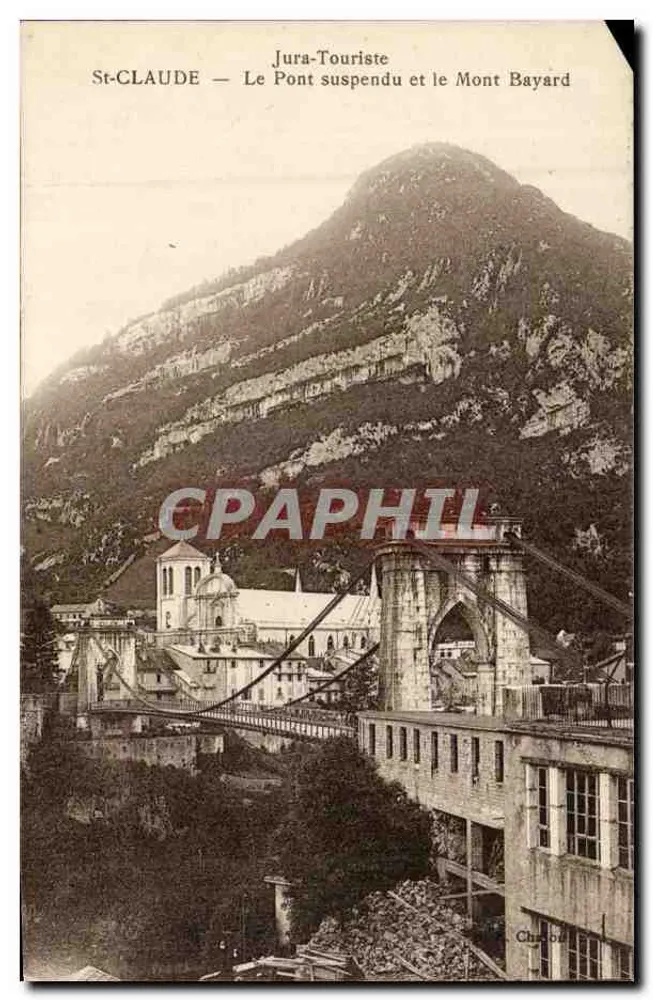 St-CLAUDE — Der Hängebrücke und der Mont Bayard — Jura-Touriste - Vorderseite