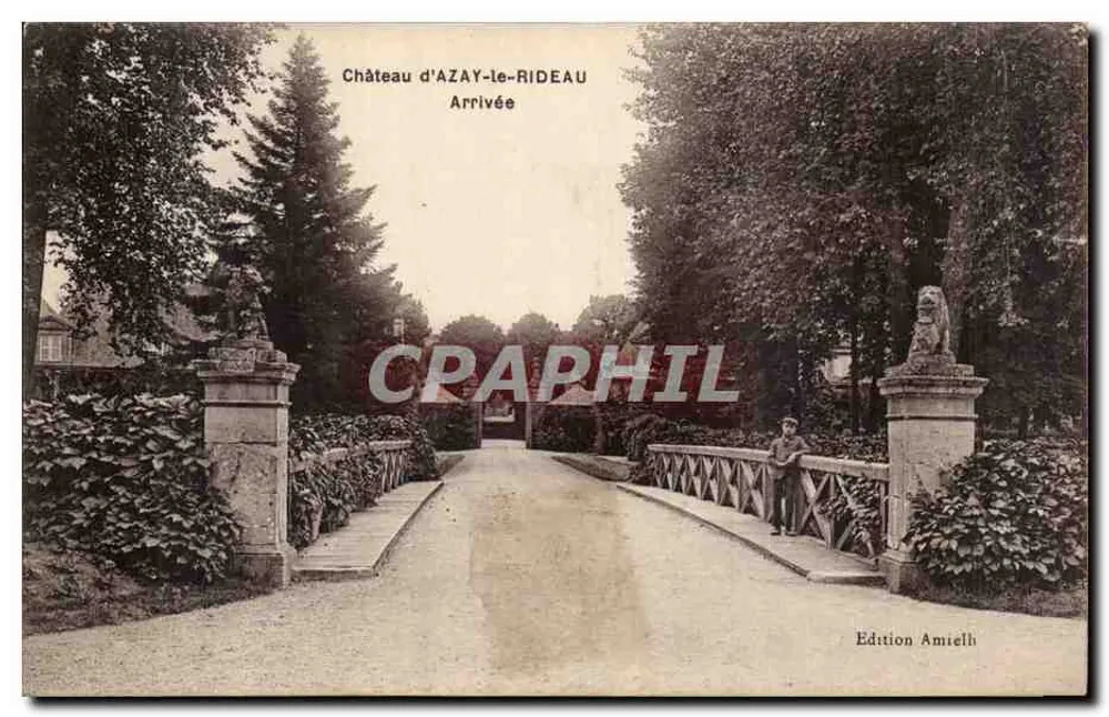 Castelo d'Azay-le-Rideau — Chegada — Edição Amieli - Frente