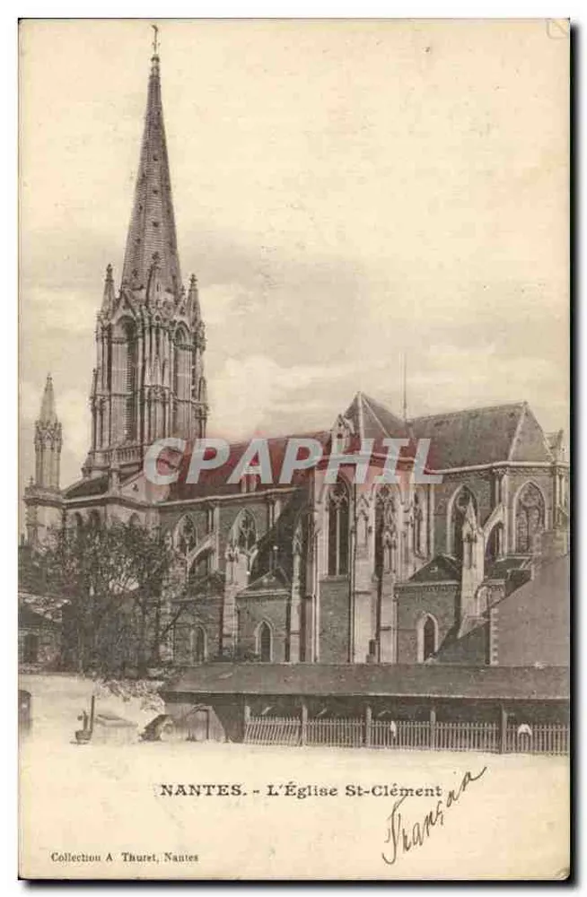 NANTES - A Igreja de São Clément — Coleção A. Thuret, Nantes - Frente
