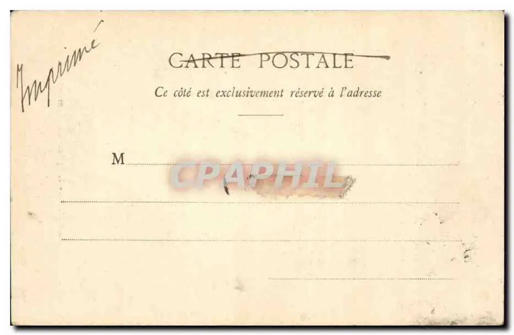 NANTES - A Igreja de São Clément — Coleção A. Thuret, Nantes - Verso
