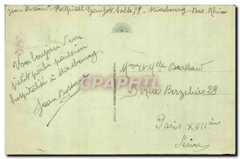 Strasbourg - A Catedral (Lado Sul) — editor desconhecido, n° 31 - Verso