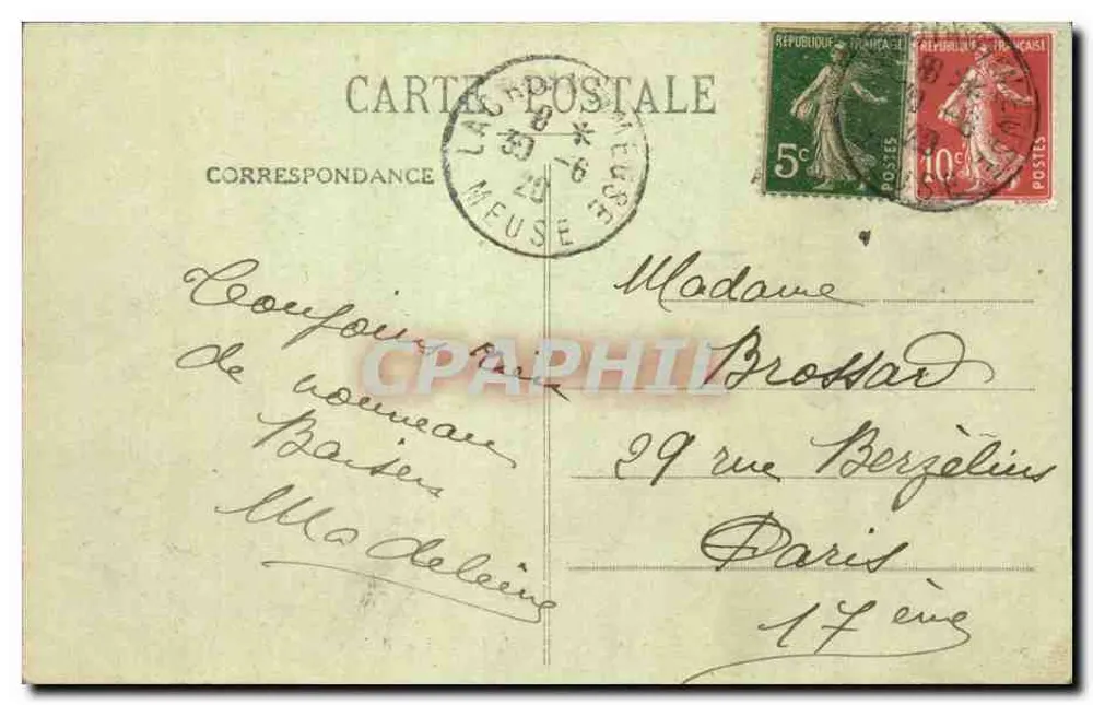 Saint-Mihiel — Das Grabmal, von Ligier-Richier geschaffen — Edition Collin - Rückseite