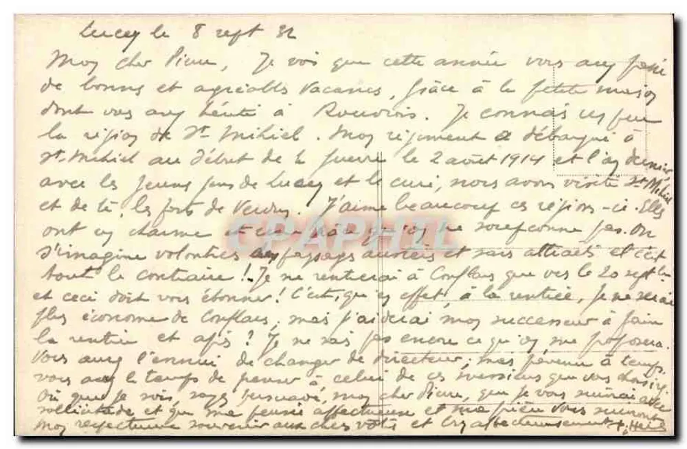 TOUL — Capela da Natividade — Edição C. Uique - Verso