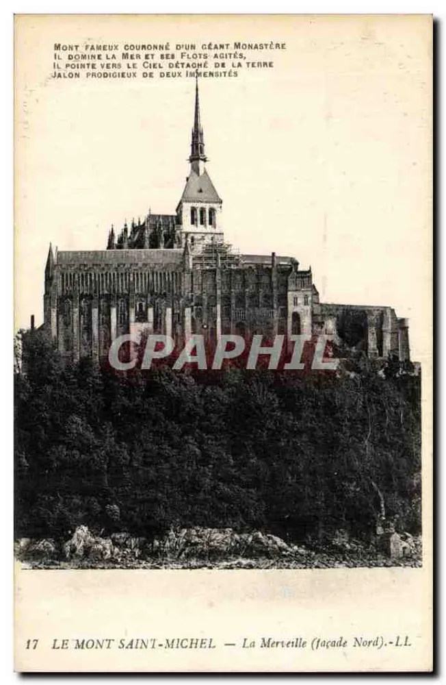 Mont Saint-Michel — Die Wunder (Nordfassade) — LL - Vorderseite