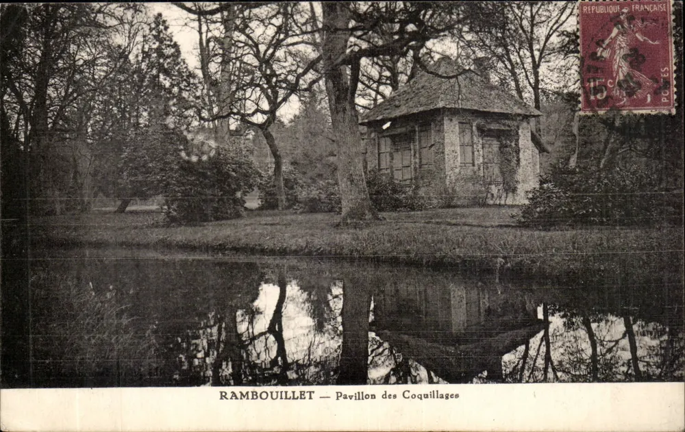 Rambouillet — Pavilhão das Conchas — Editor não identificado, número de série não visível - Frente