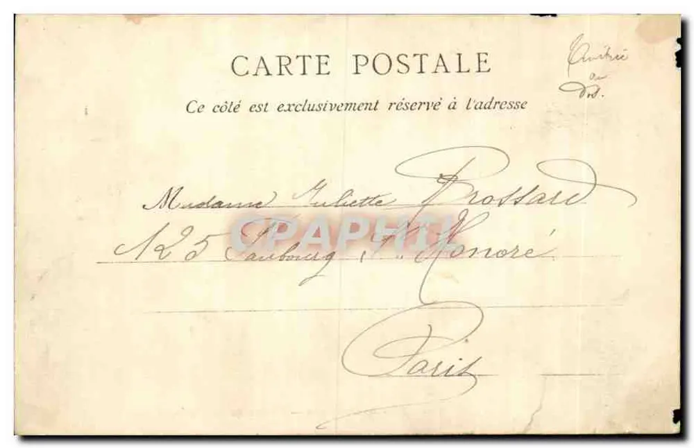 Bois de Bonologne — Ferme du Pré Catelan — C. L. C. - Rückseite