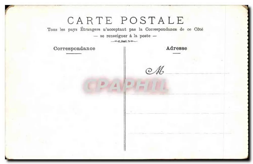 Marseille — Ein Eck des Hafens — Verlag nicht sichtbar - Rückseite