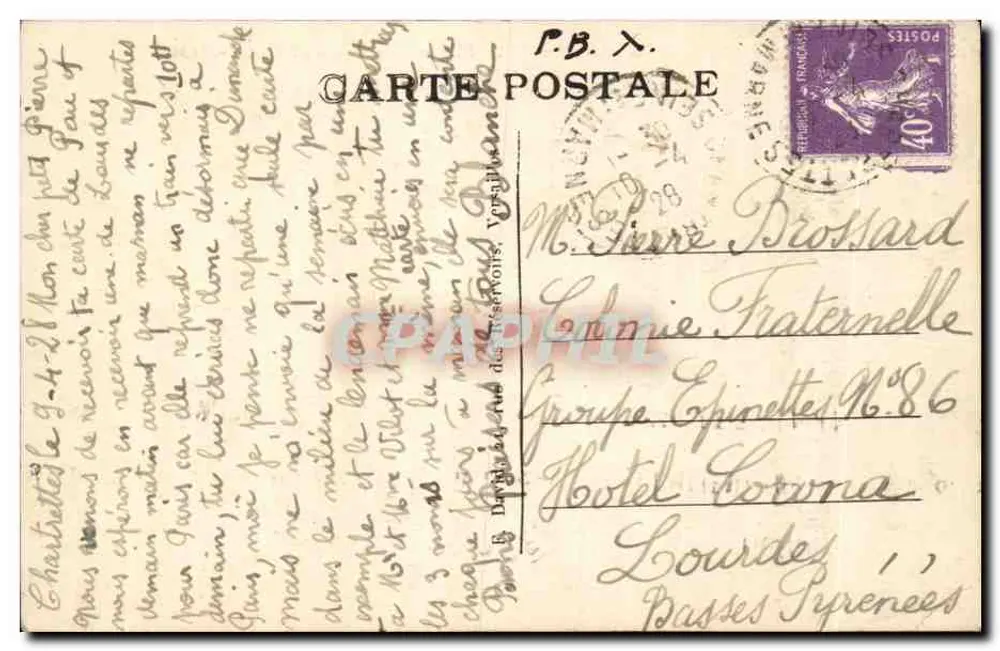 Melun — La Maison Centrale en Notre-Dame - Achterkant