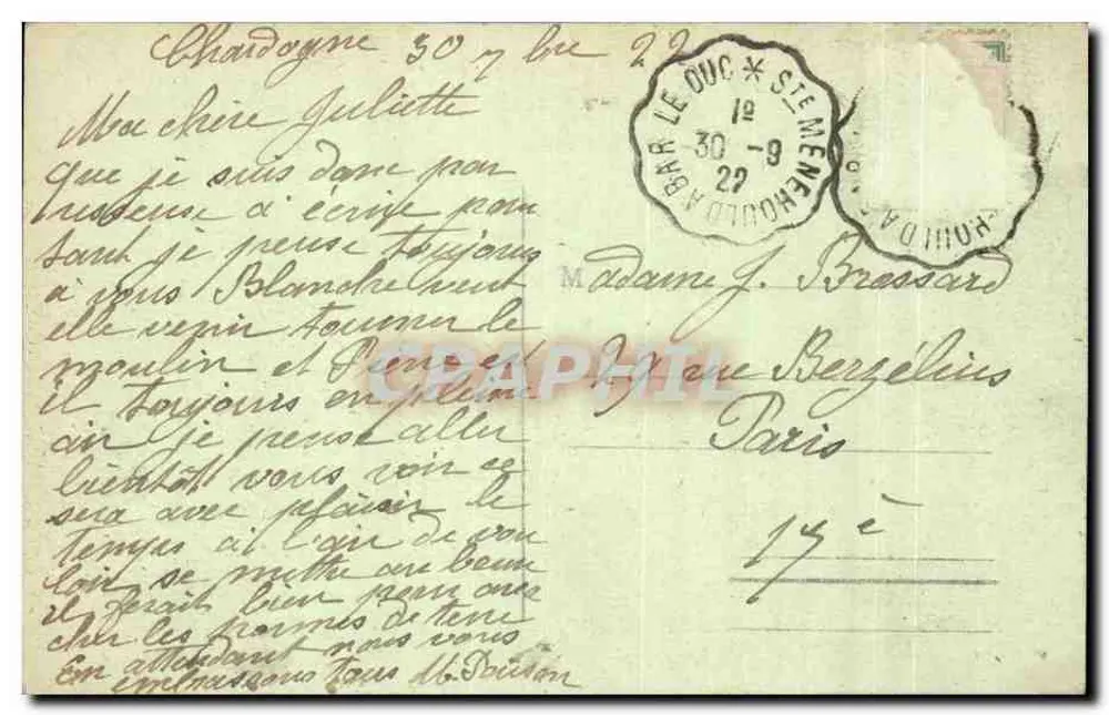 Chardogne (Meuse) - Vista geral — A. Hyardin - Verso